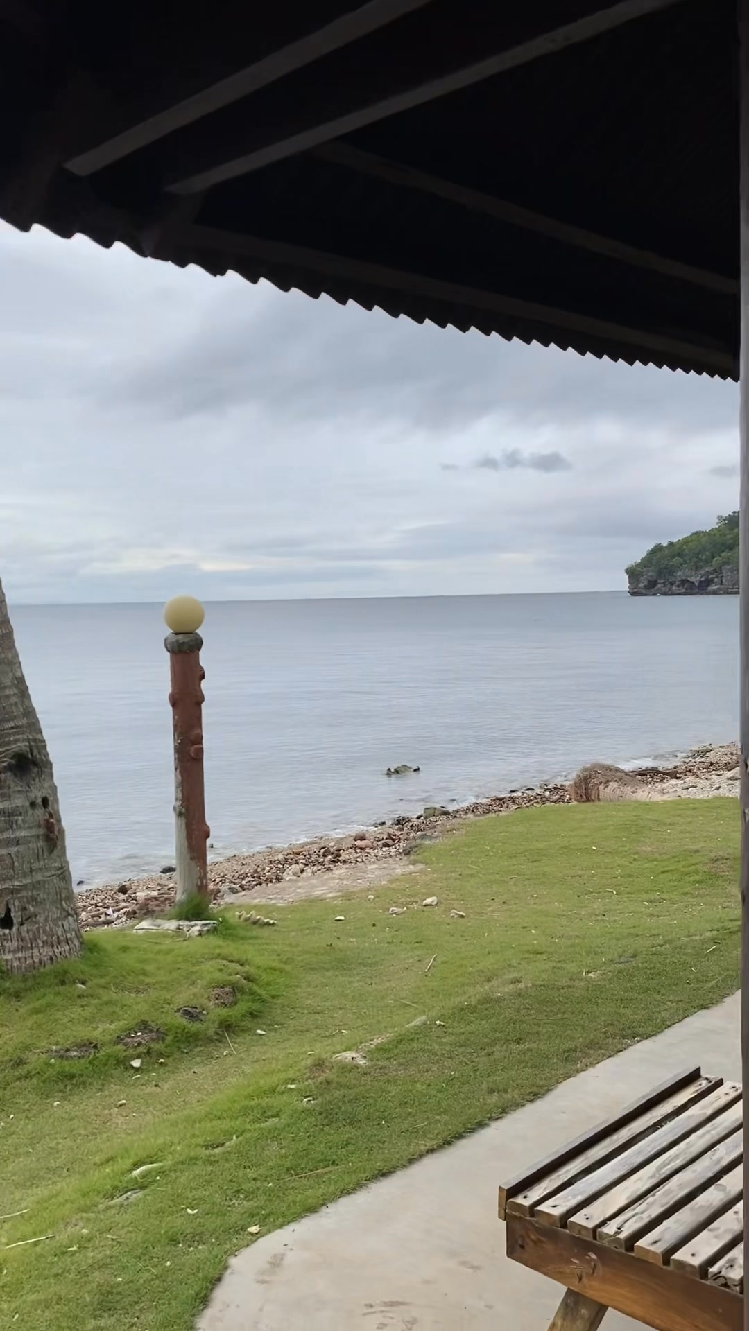 Lazi Beach Club Resort and the beachfront room Located at Talayong ...