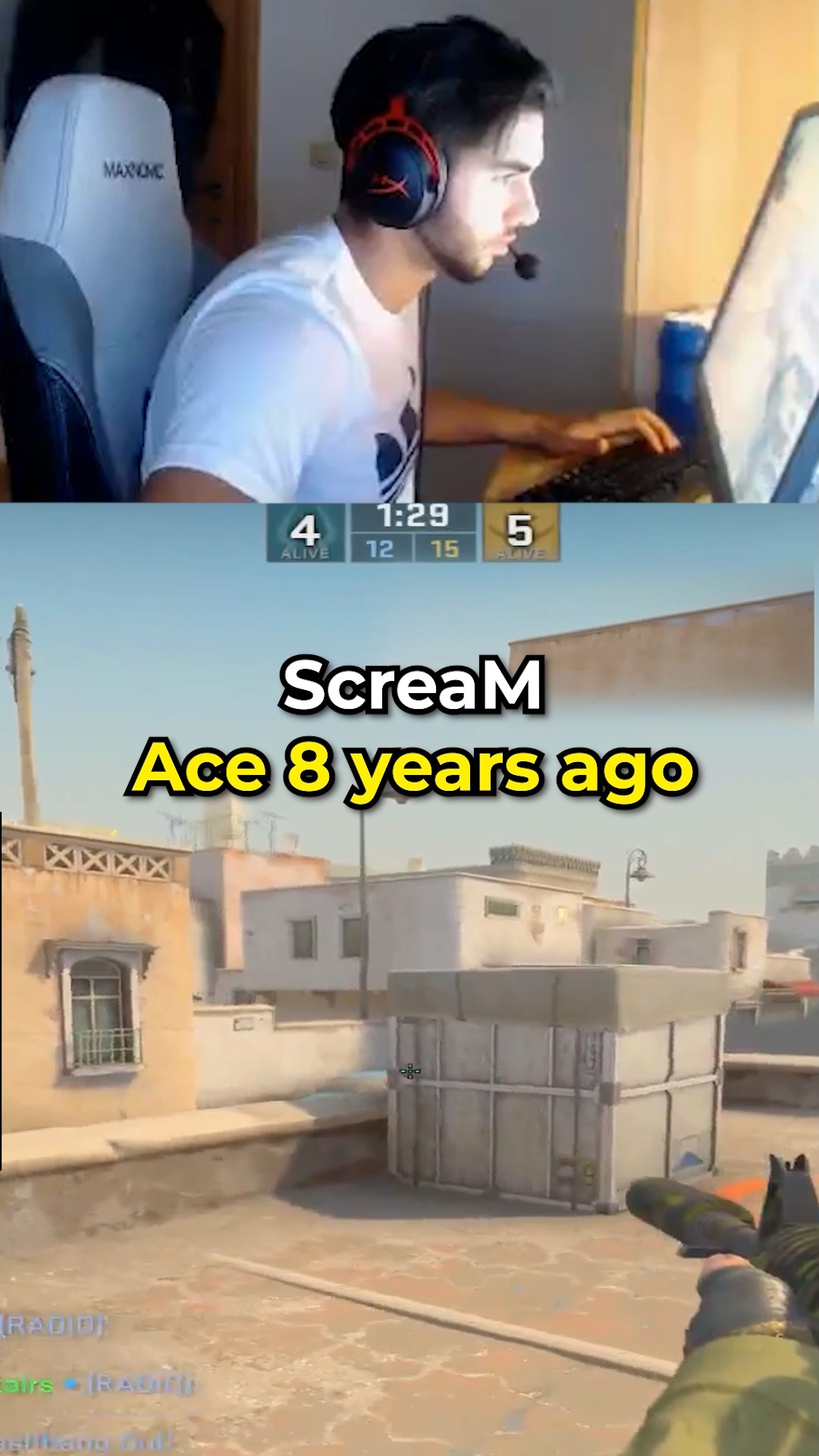 Haircut diff #cs #1taps #cs2 #counterstrike #stream #clips | ScreaM ...