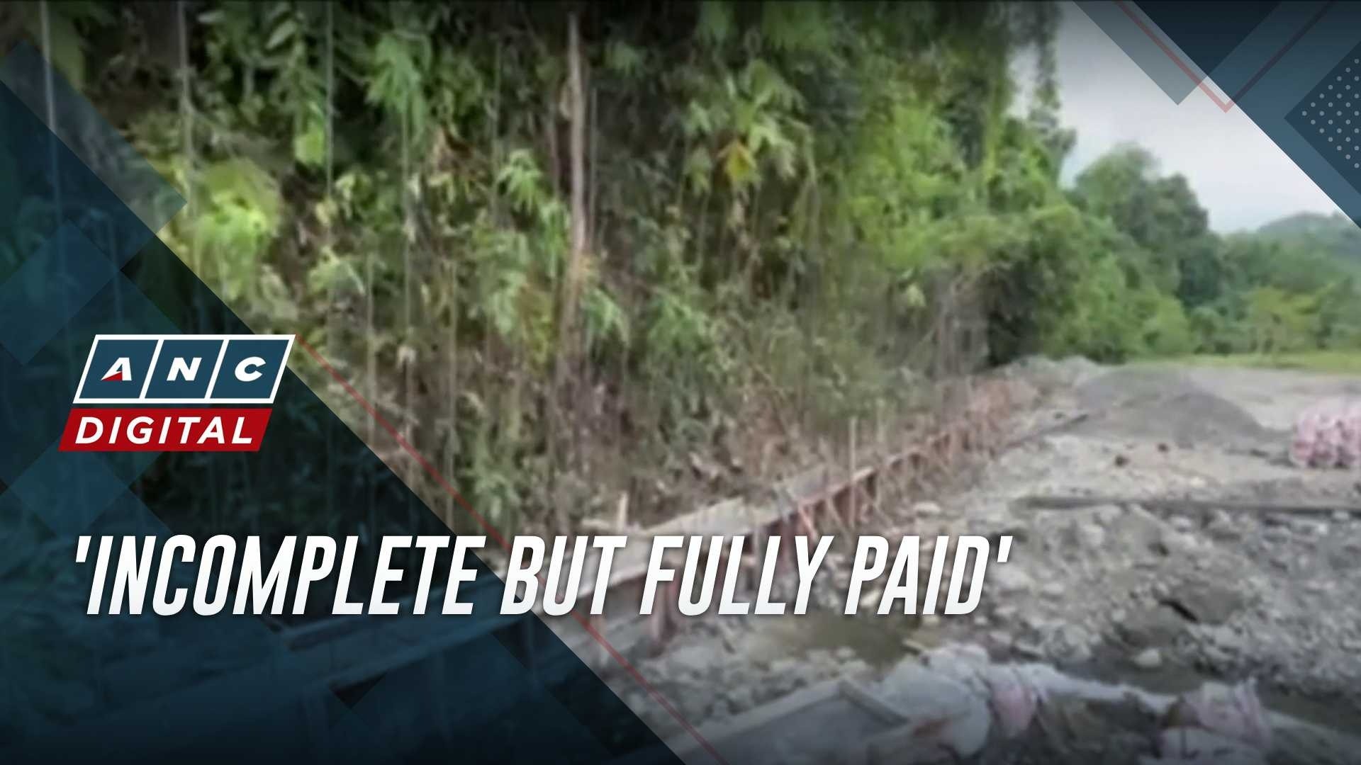 Another fully paid but incomplete flood control structure has been ...