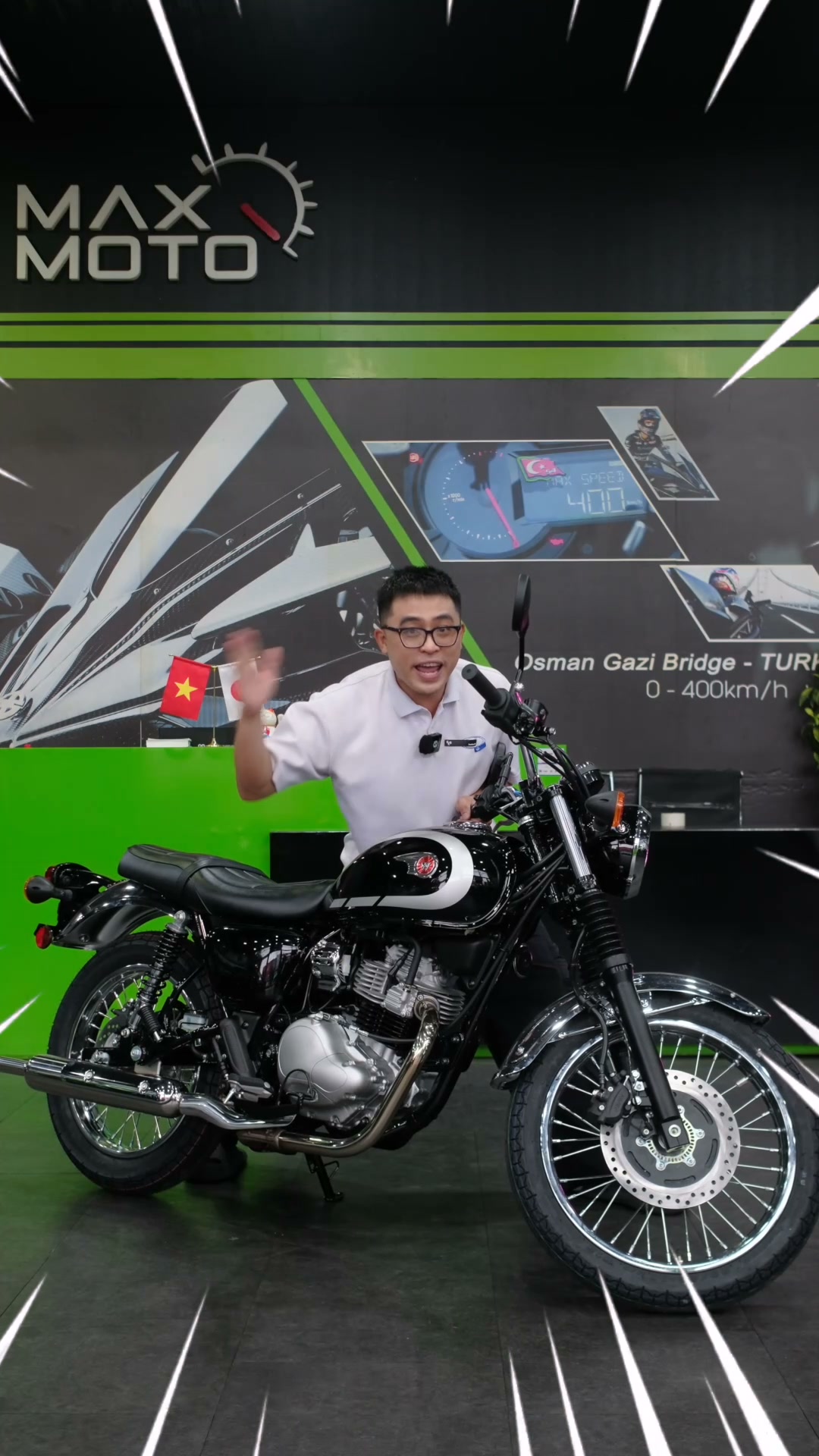 ZX25R độ đã đẹp thế này, ZX-4R còn đẹp cỡ nào nữa #Kawasaki #MaxMoto