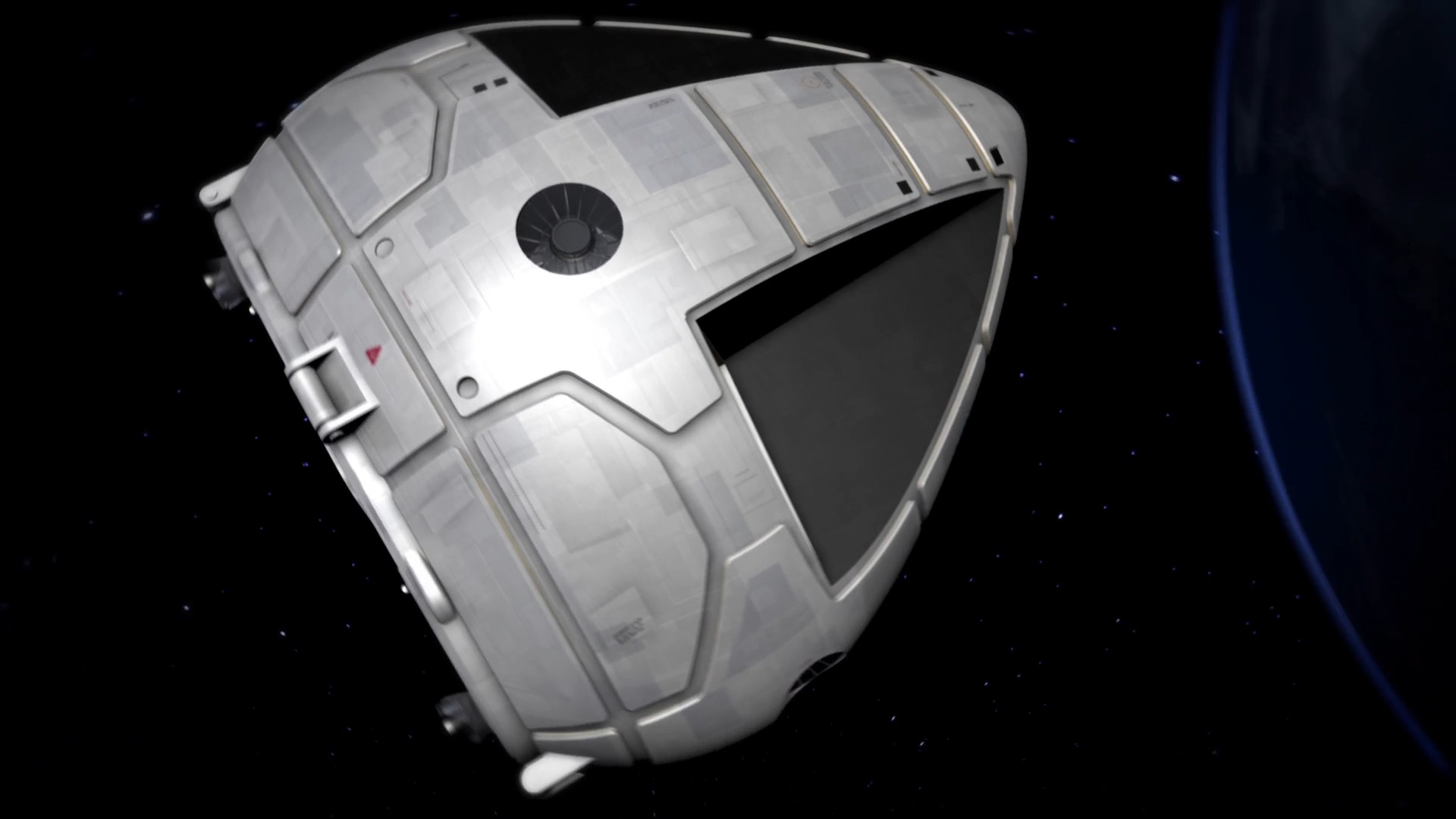 Imagine yourself in the Eagle Command Module and then exiting. Amazing ...
