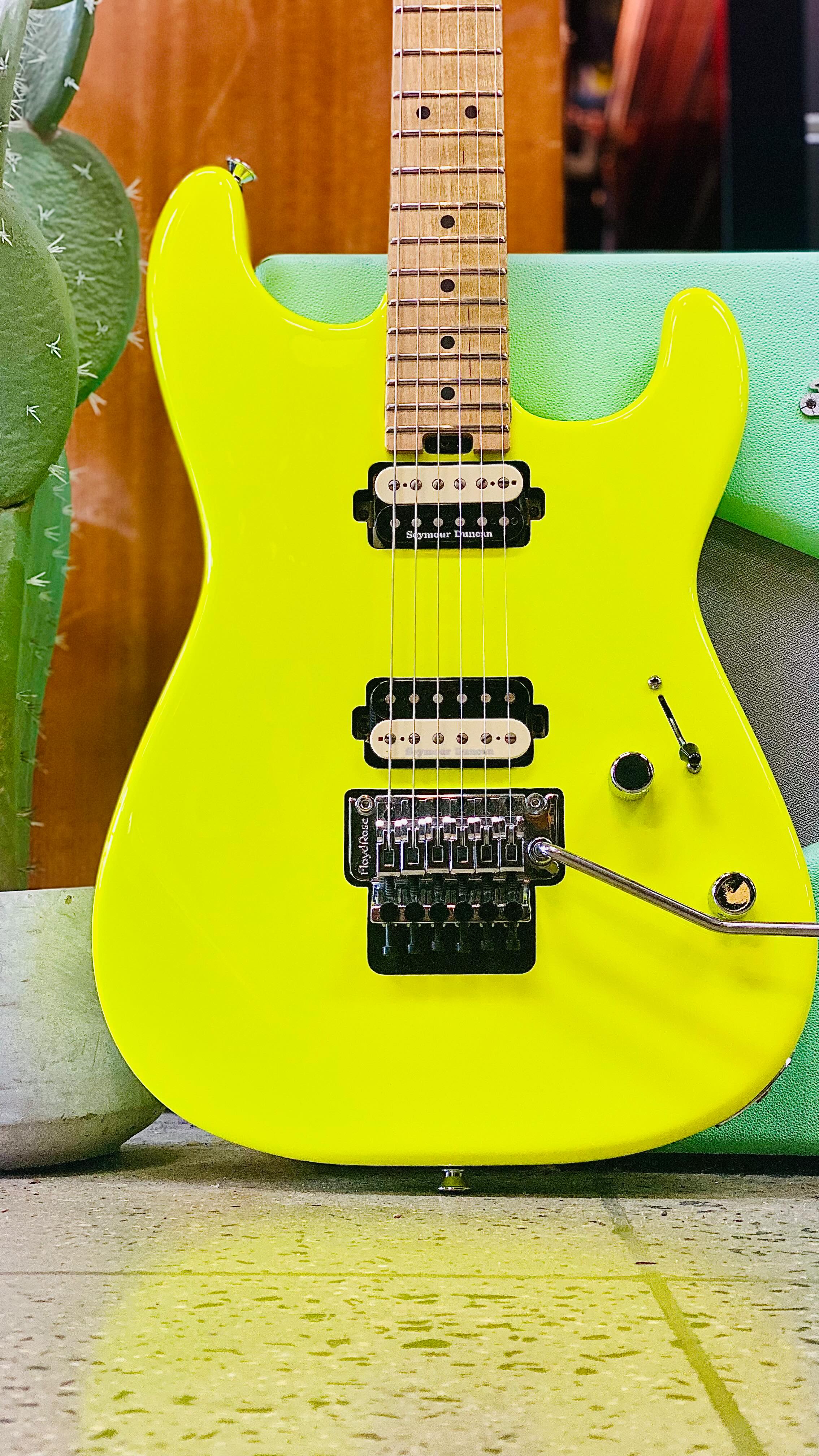 Neon Shred-Stick 😎 #charvel #promod #neon #guitar #charvelguitars | A ...