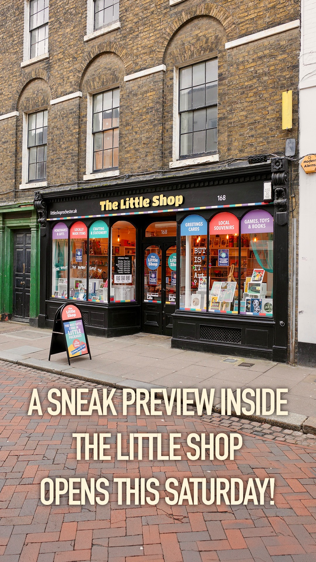 Opening this Saturday on Rochester High Street is The Little Shop ...