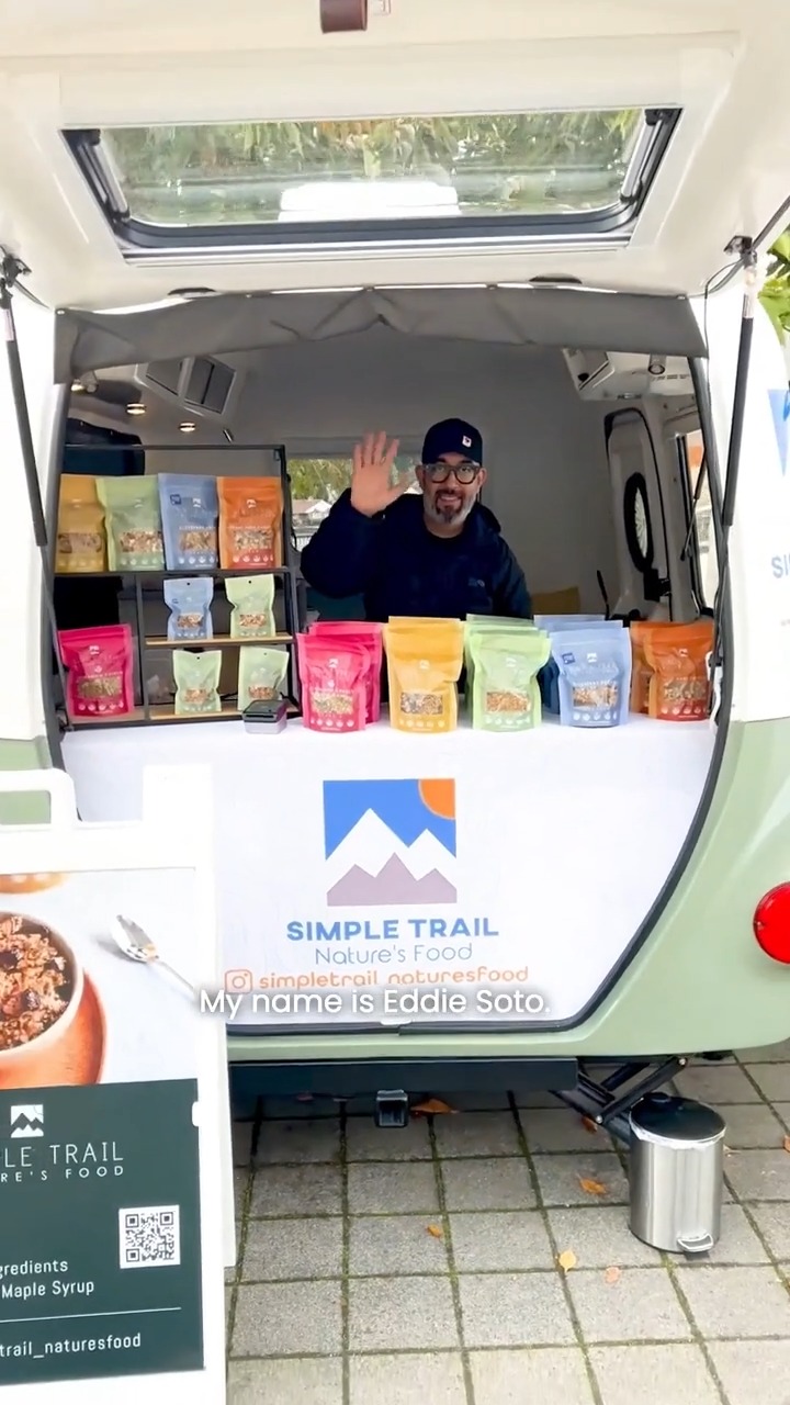 Meet Eddie, owner of Simple Trail, a small business that crafts ...