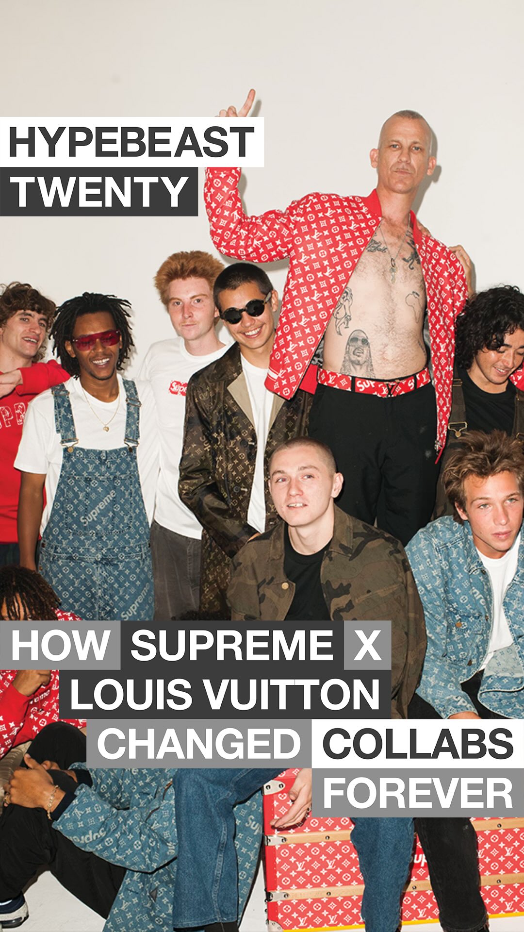 In 2000, Louis Vuitton hit Supreme with a cease-and-desist. 17