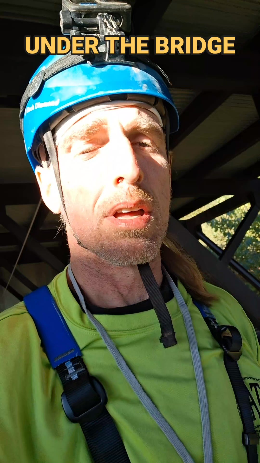 One of the highest catwalks under a bridge #bridgeday #hike #rappel # ...