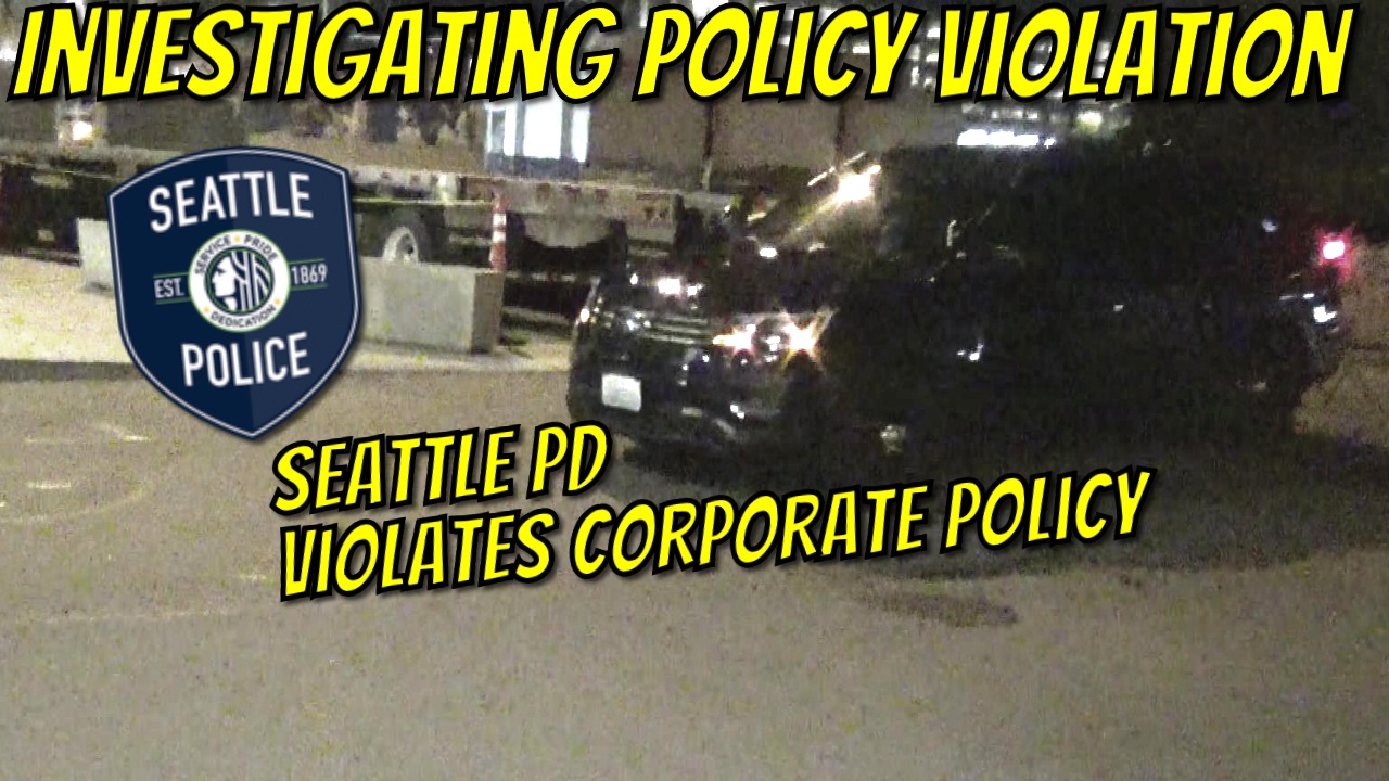 Seattle PD violating RCW 46.08.65? Another video from my recent trip to ...