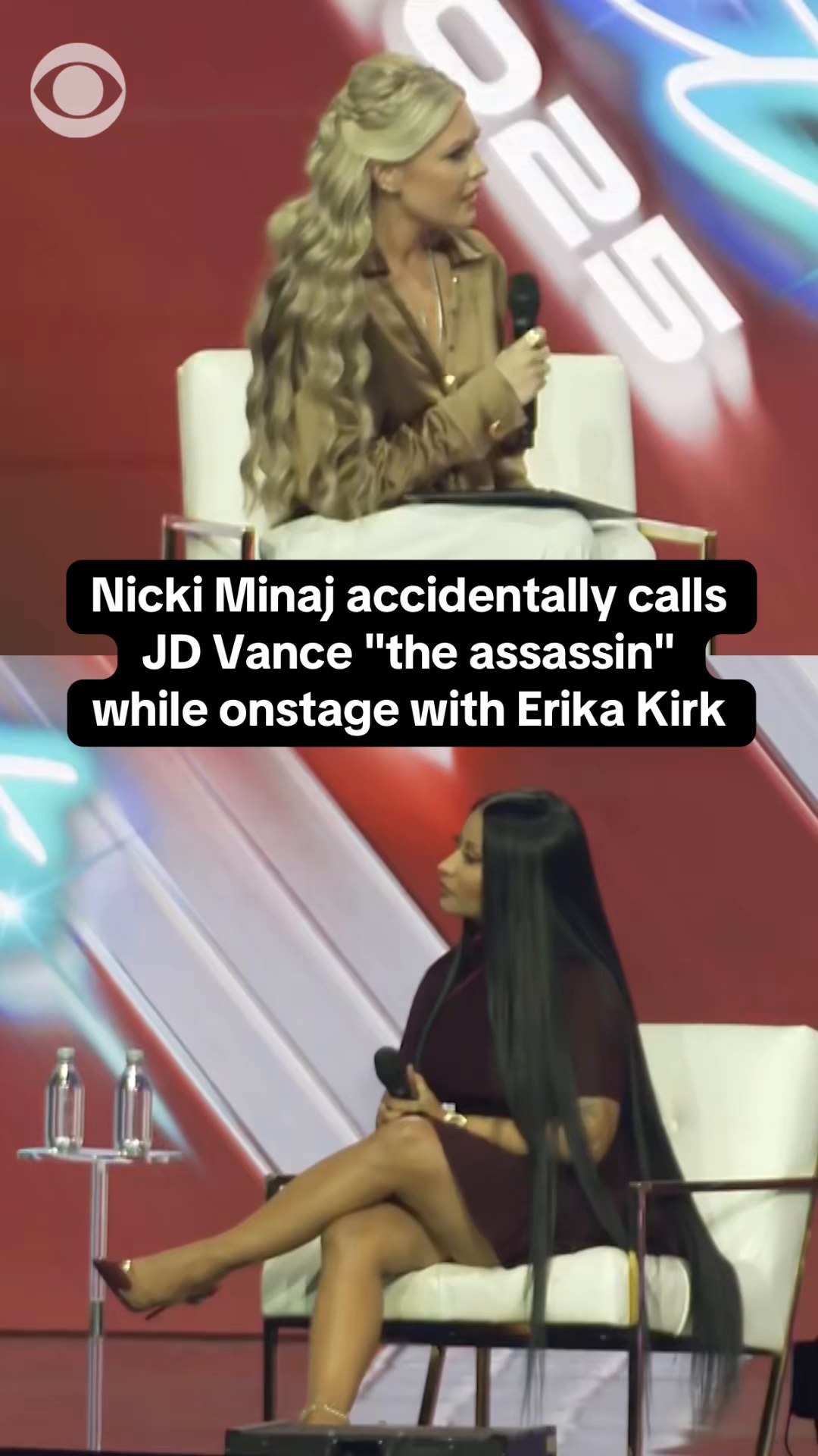 Rapper Nicki Minaj inadvertently referred to Vice President JD Vance as ...