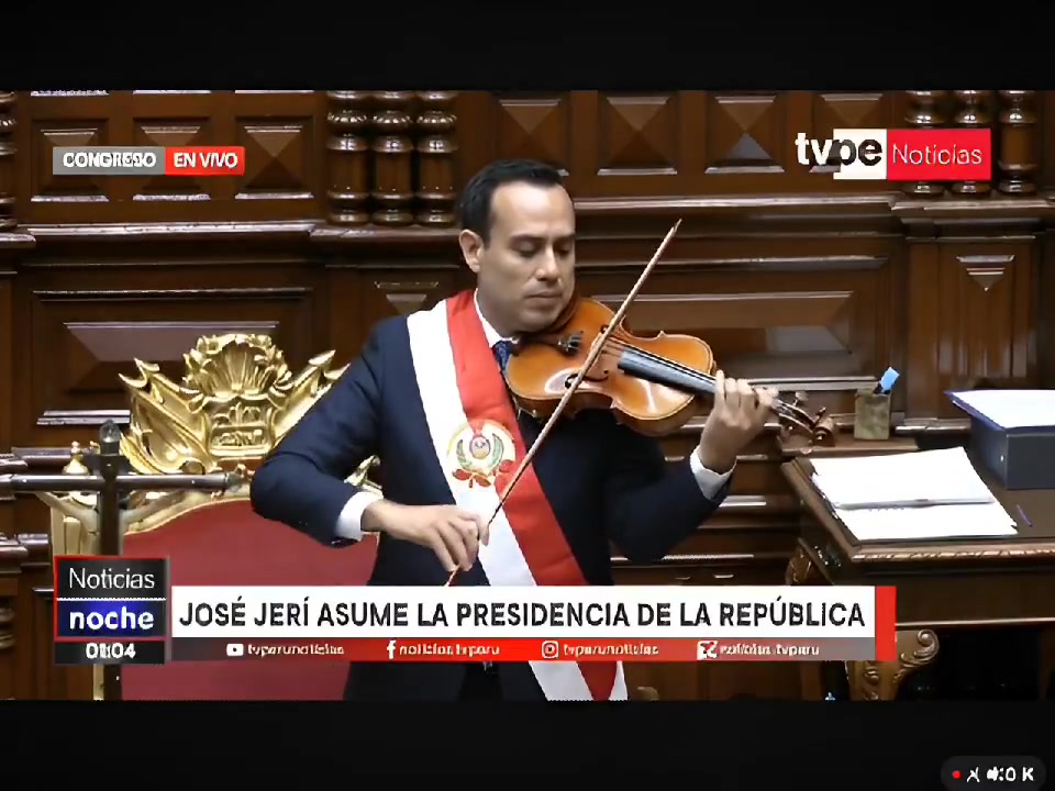 INTERNAUTAS CREAN VIDEO VIRAL DE JOSÉ JERÍ TOCANDO VIOLÍN EN ALUSIÓN A ...