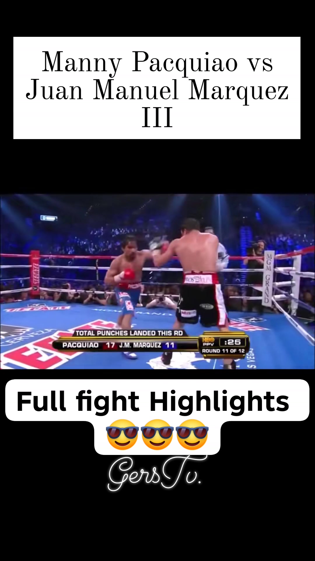 Manny Pacquiao vs Juan Manuel Marquez III Fight Highlights # ...