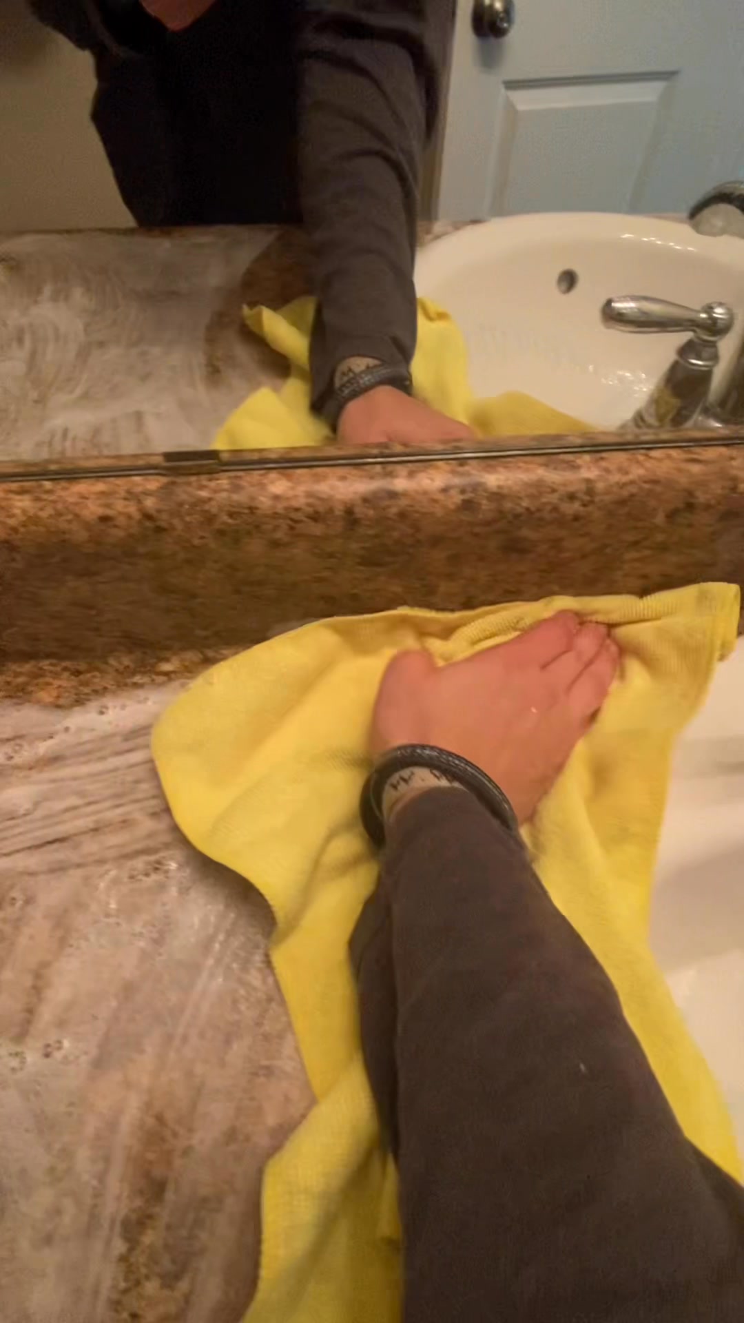 Just another counter cleaning with panhandle house cleaning! Soap 🧼 ️ ...
