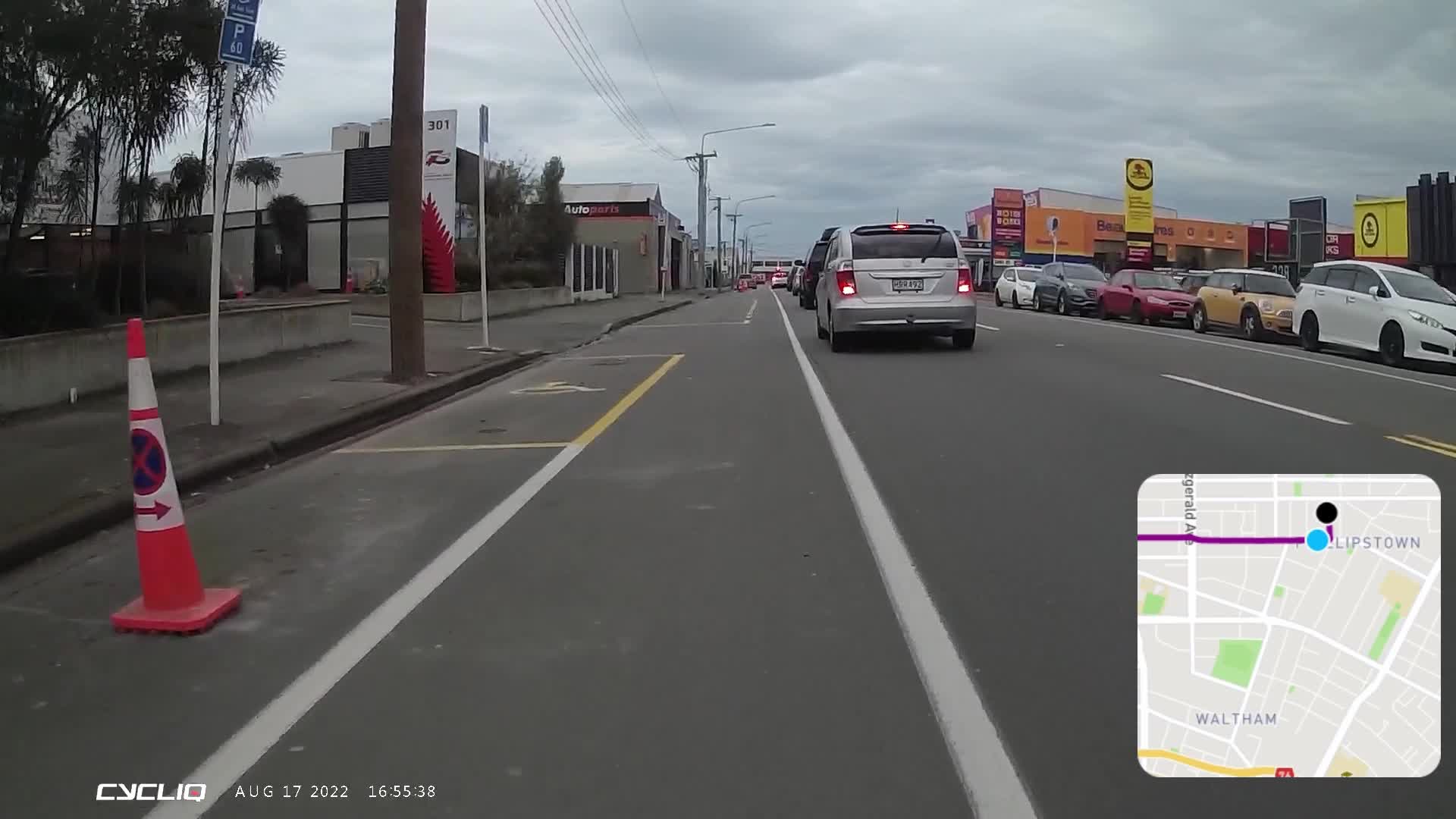 The Road Code states: “You can only drive in a cycle lane for a maximum ...