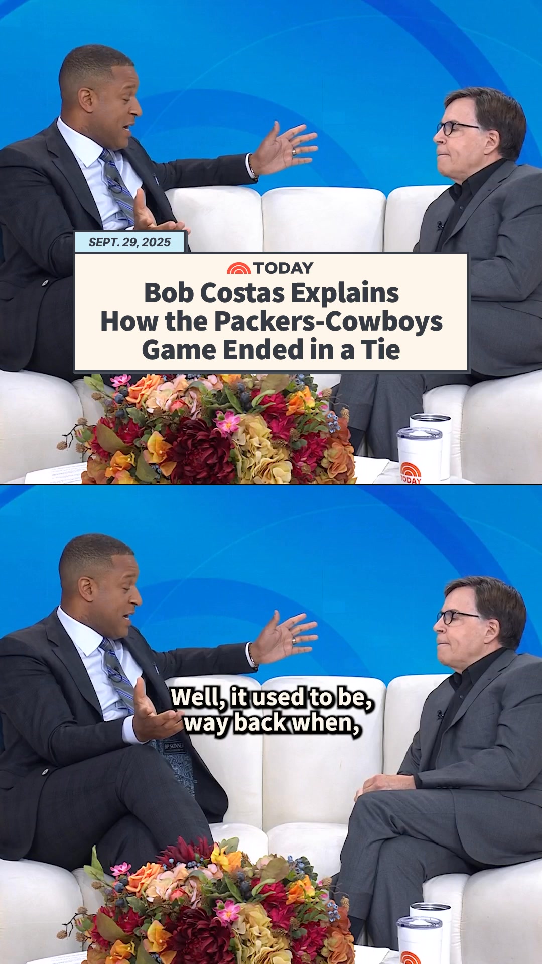 Today Show - Former NBC Sports sportscaster Bob Costas... | Facebook