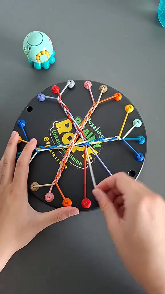 rope untangle challenge #asmr #fyp #ropeuntangle #puzzlechallenge ...