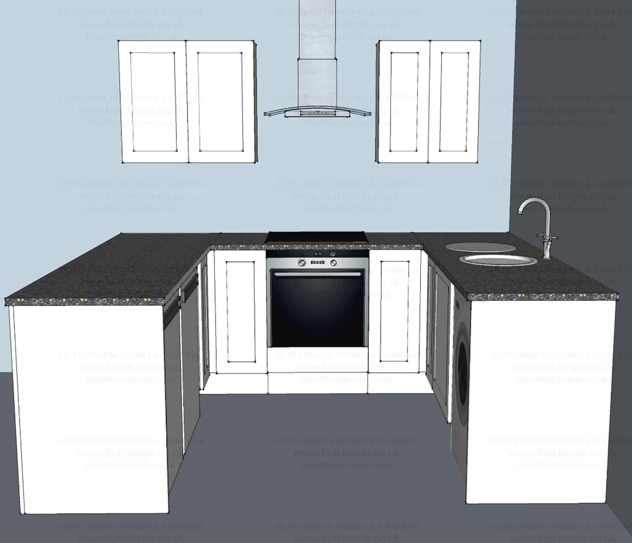 Kitchen refit. Including full personalised 3D design service, complete ...