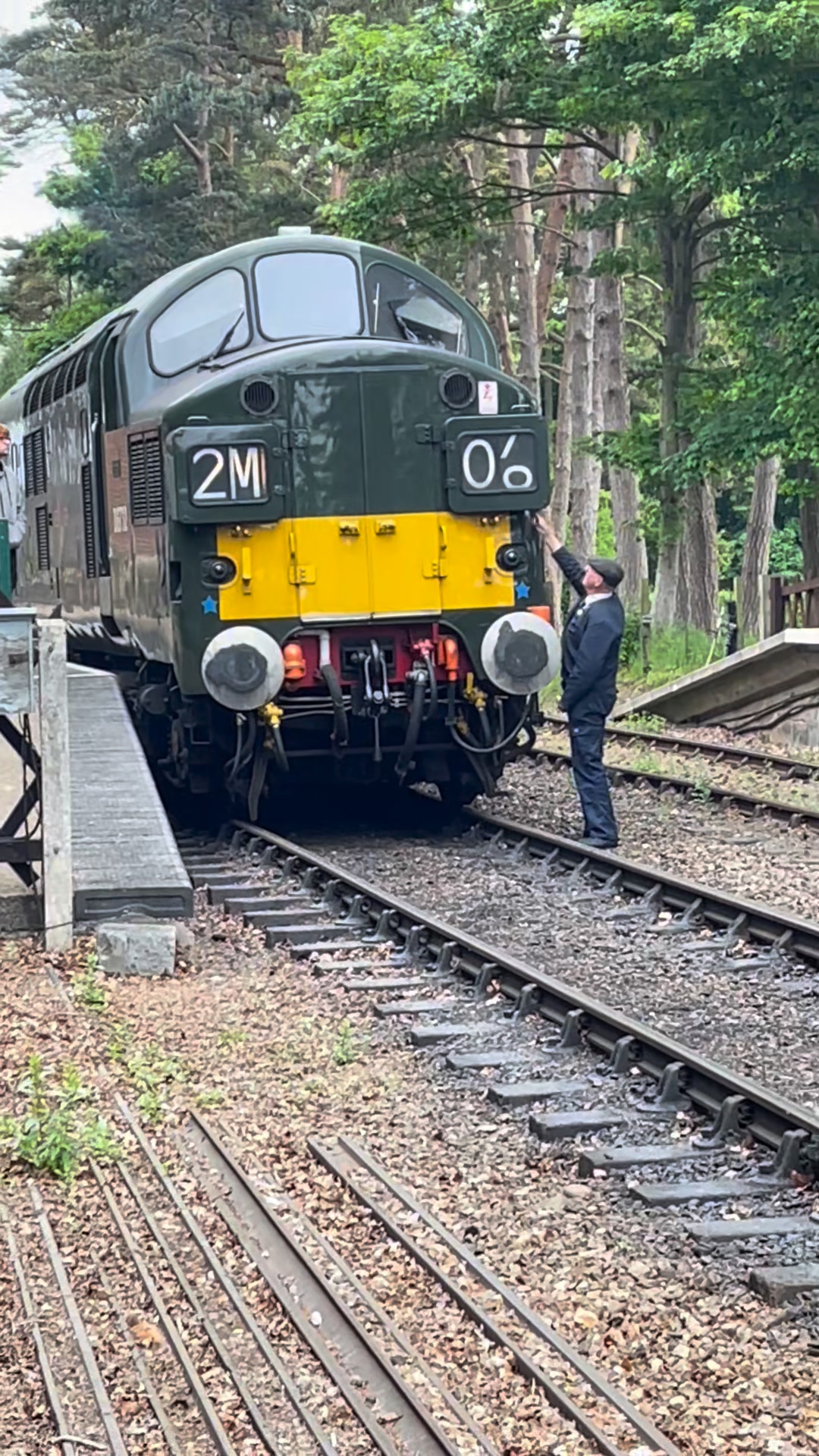 This is class 37 locomotive D6732 (37032) which was built in 1962