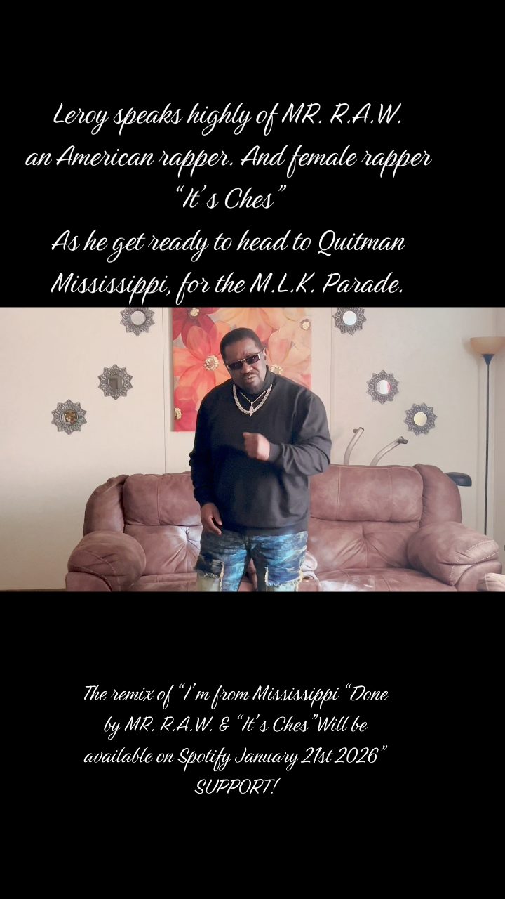 Leroy speaks highly about American rapper MR.R.A.W. & Female rapper ...