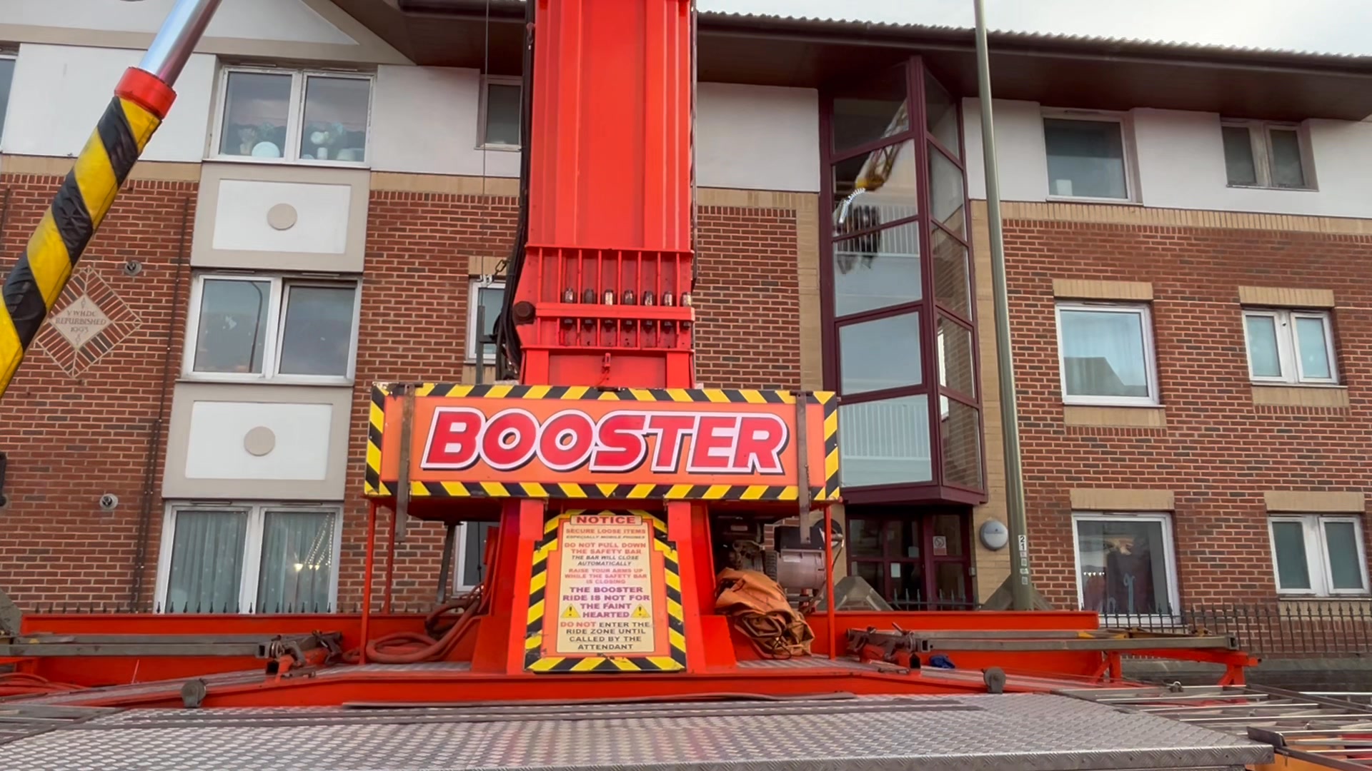 Are you brave enough to try the tallest ride in town? It’s the Booster ...