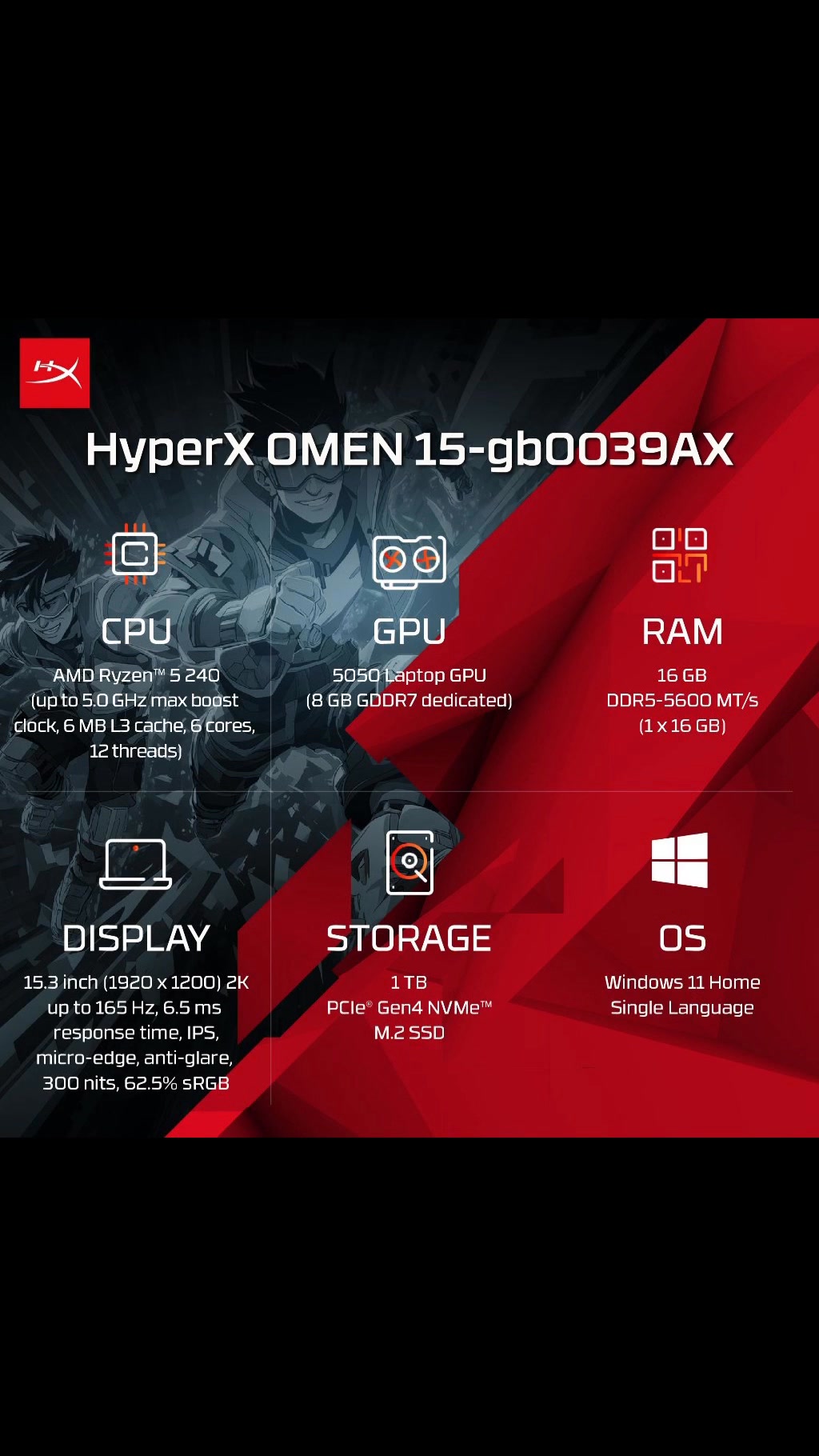 รีวิว HyperX Omen 15 โน๊ตบุ๊คสำหรับคอเกม i7-14650HX + RTX5060 ใส่