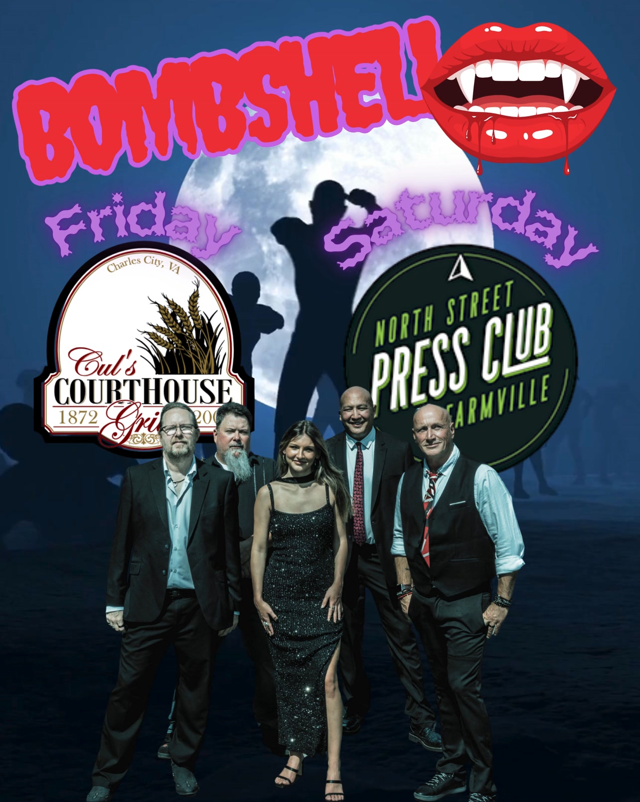 Halloween 🎃 at @culs_courthouse_grille !! What a party!! | Bombshell ...