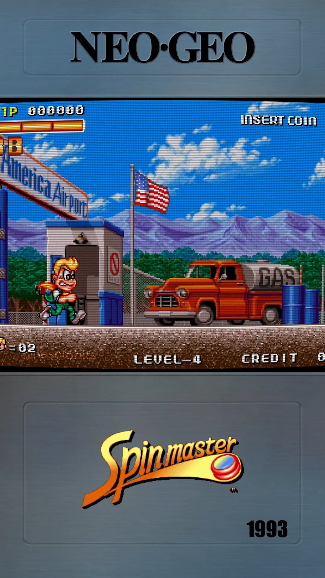 Spinmaster / Miracle Adventure · Neo Geo · Data East, 1993
