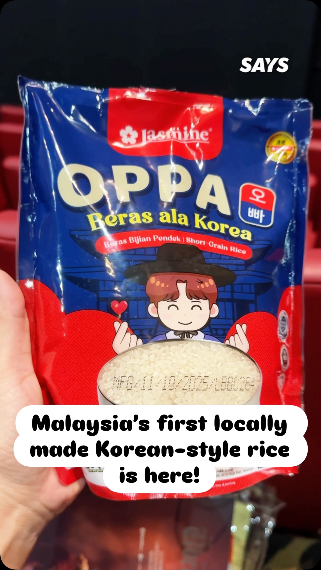 Biar betul, ada Oppa Rice?? Yep, Jasmine just launched Malaysia’s first ...