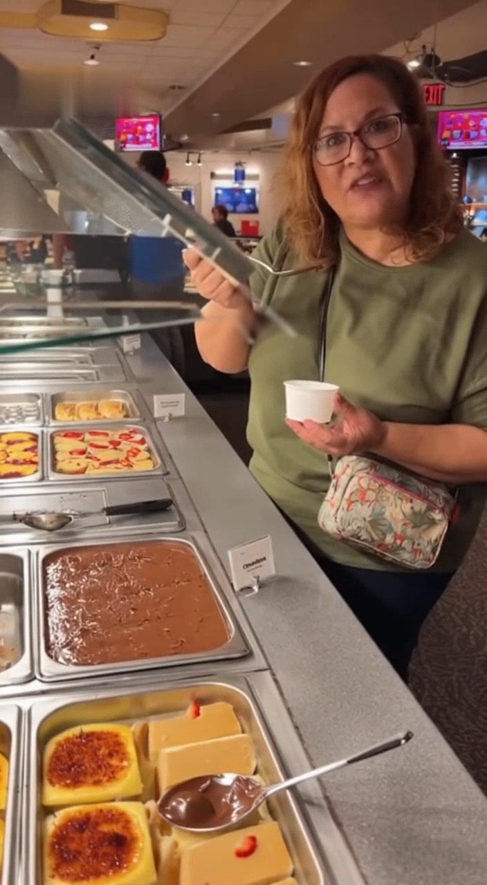 Buffet Chaos: Karen Caught Eating Straight from the Serving Spoon” # ...
