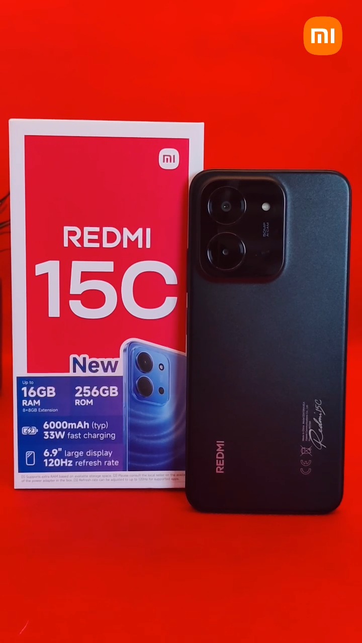 Unboxing the REDMI 15C Midnight Black is more than opening a phone