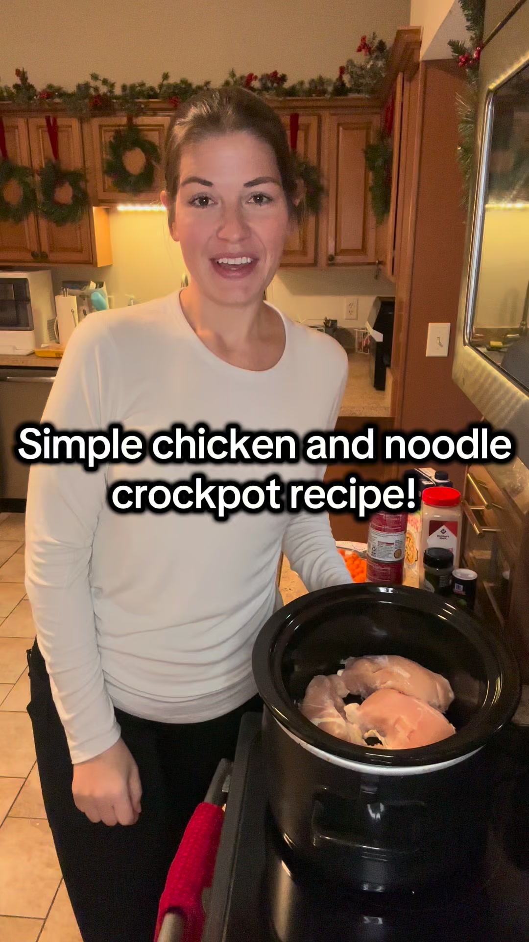 Easy crockpot recipe to save you time and money this Holiday season! # ...