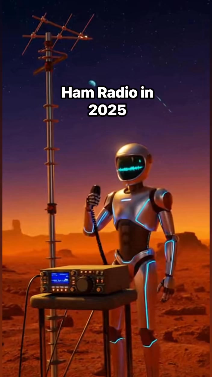 This is Ham Radio in 2055. #hamradio #2055 #robots #spacex #dxing | Ham ...