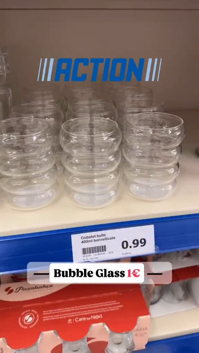 Omg 😱 Action hat jetzt die Bubble Gläser für 99 cent 🔥🔥🔥 | Action_Deals