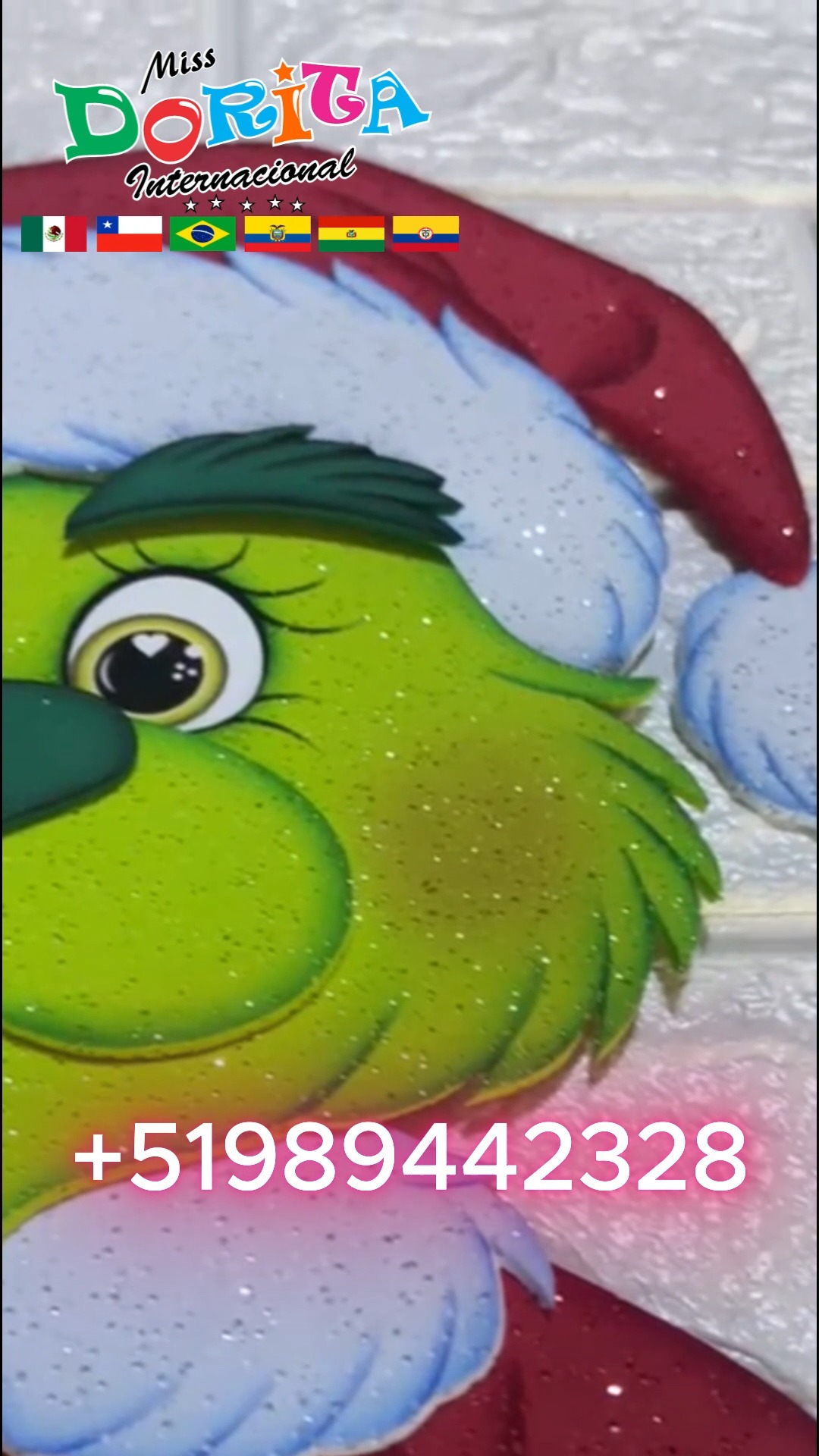 💚🎄 Adorable Grinch navideño 📌 Moldes en súper promo 📲 Escríbeme al ...