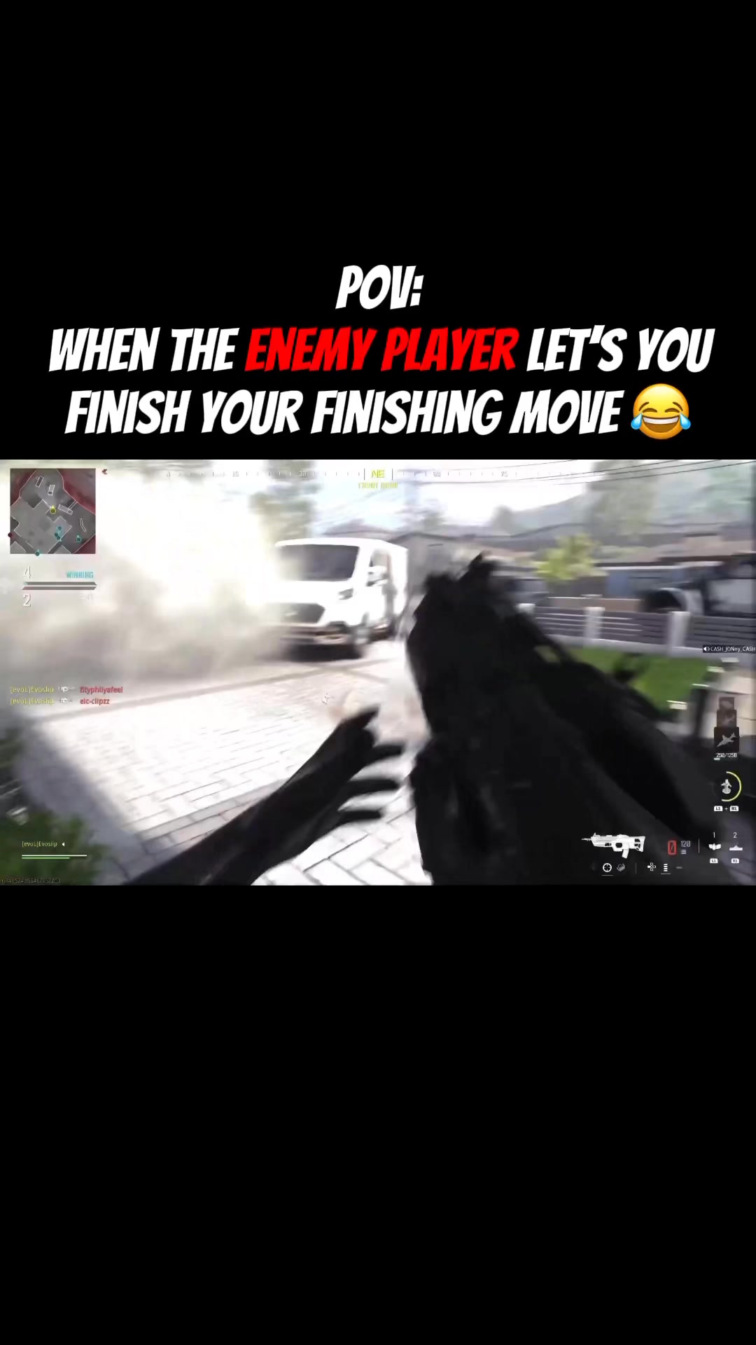 Very kind enemy player 😂 #callofduty #modernwarfare #blackopscoldwar # ...