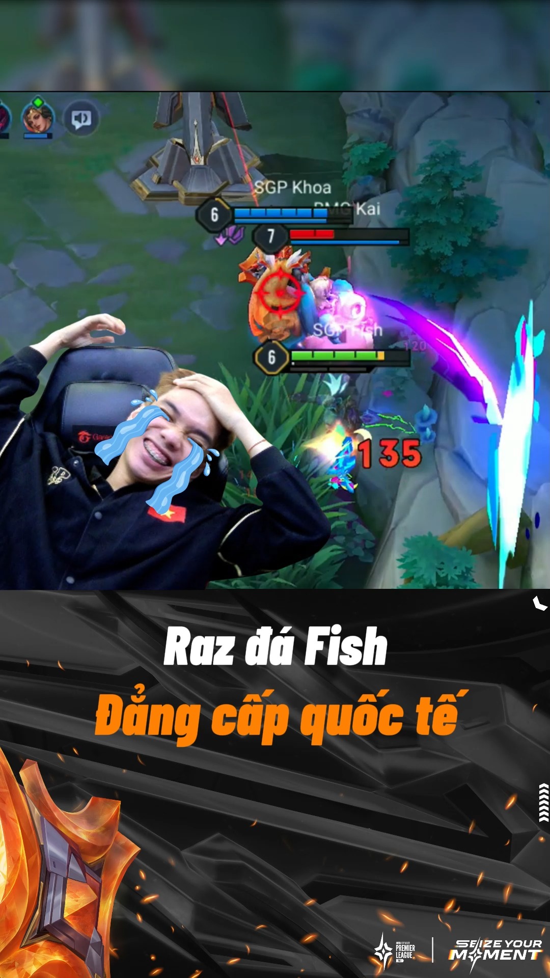 Raz trong tay Fish: Quái vật sốc dmg 