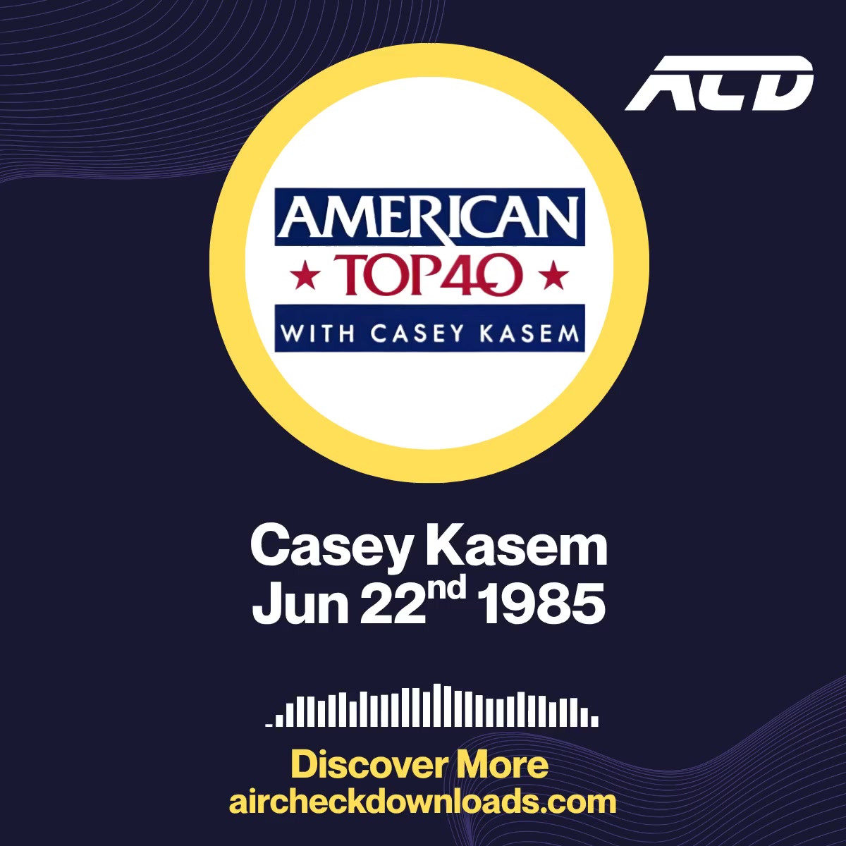 AMERICAN TOP 40 WITH CASEY KASEM 2003年5月 This day 1986 : American Top 40 with Casey Kasem. | Aircheck Downloads