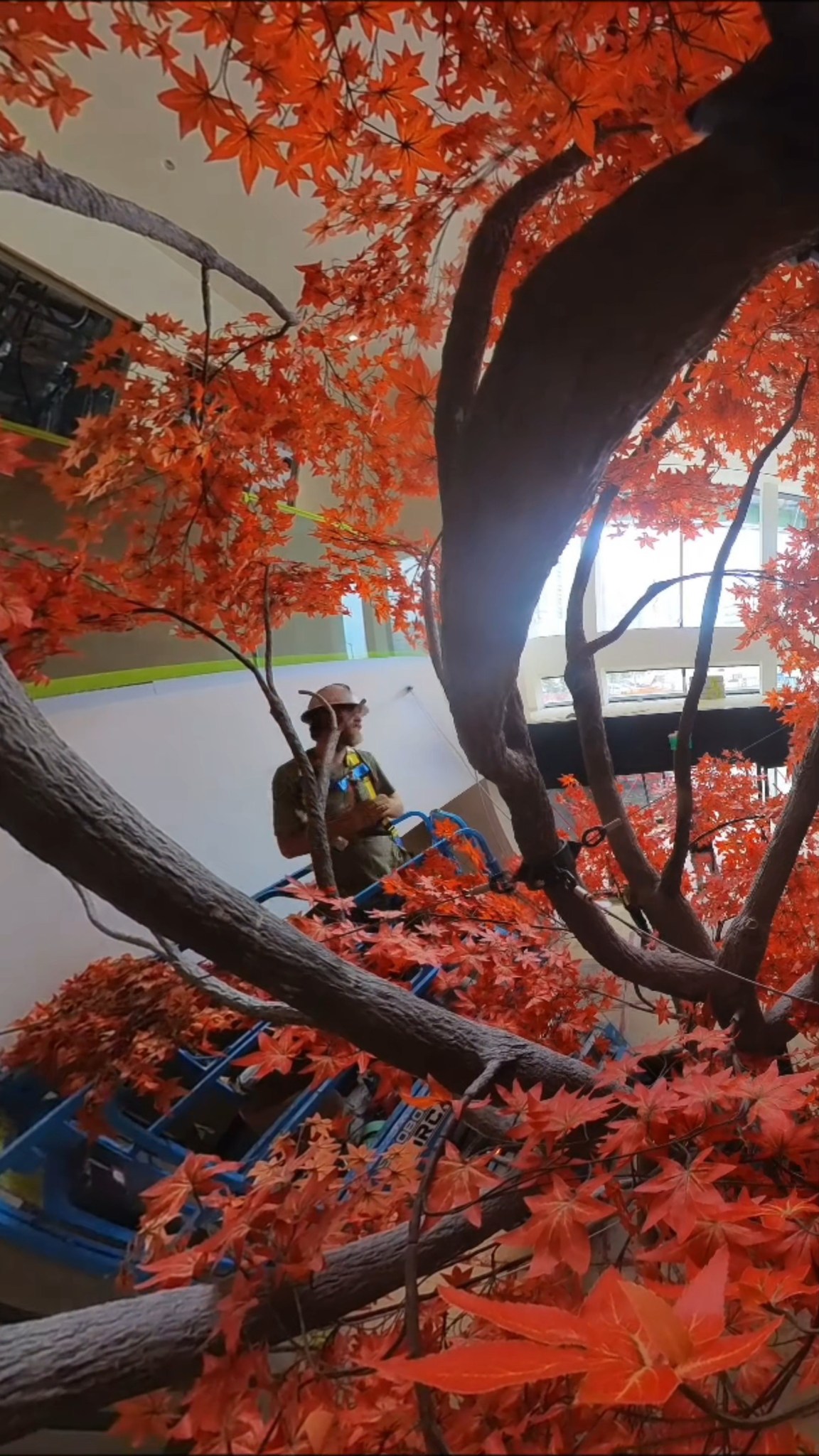 In 2025, we got to build a massive floating tree - a stunning Japanese ...