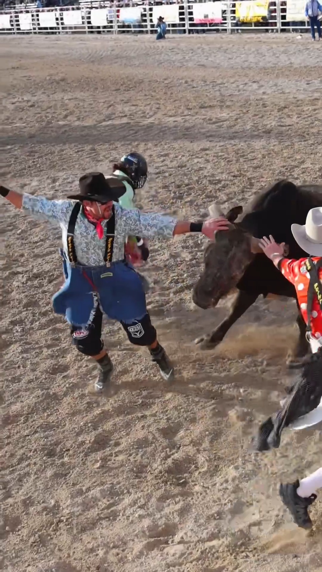 “Fear? Never heard of it!” – Bullfighters #homesteadrodeo | Homestead ...