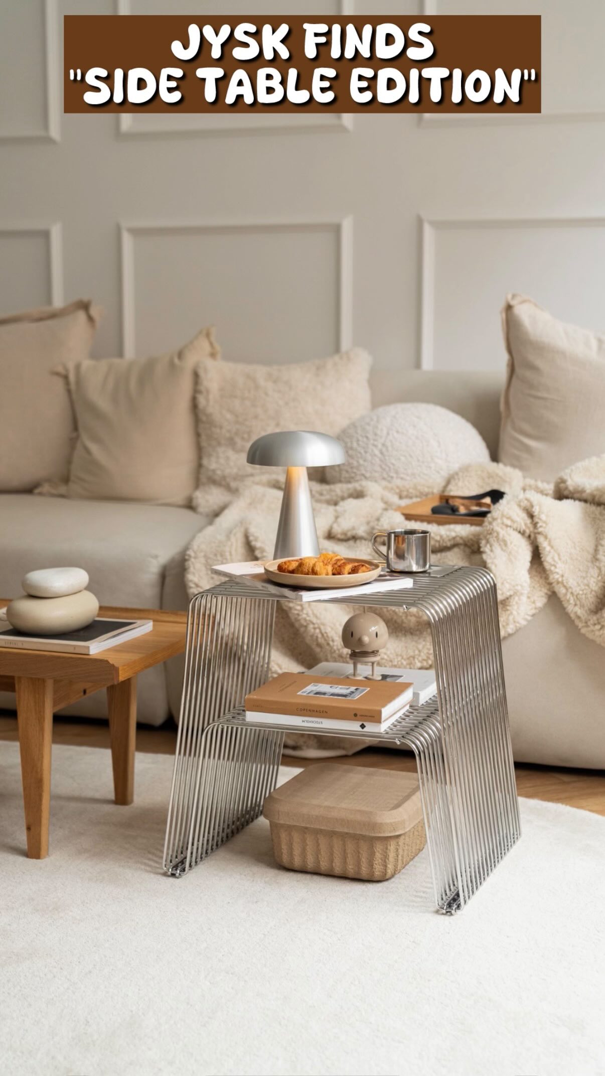 JSYK Finds - Side Table Edition , 1. RAASTED - 22,50€, 2. UDBY - 49,99€, 3. RANDERUP