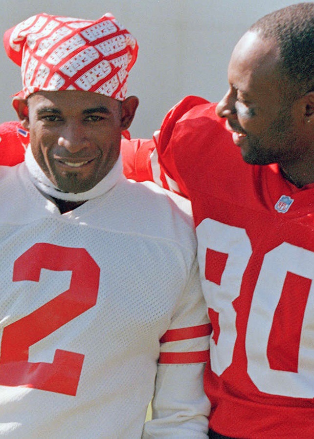 Deion Sanders was out partying during Super Bowl week… and Jerry Rice ...