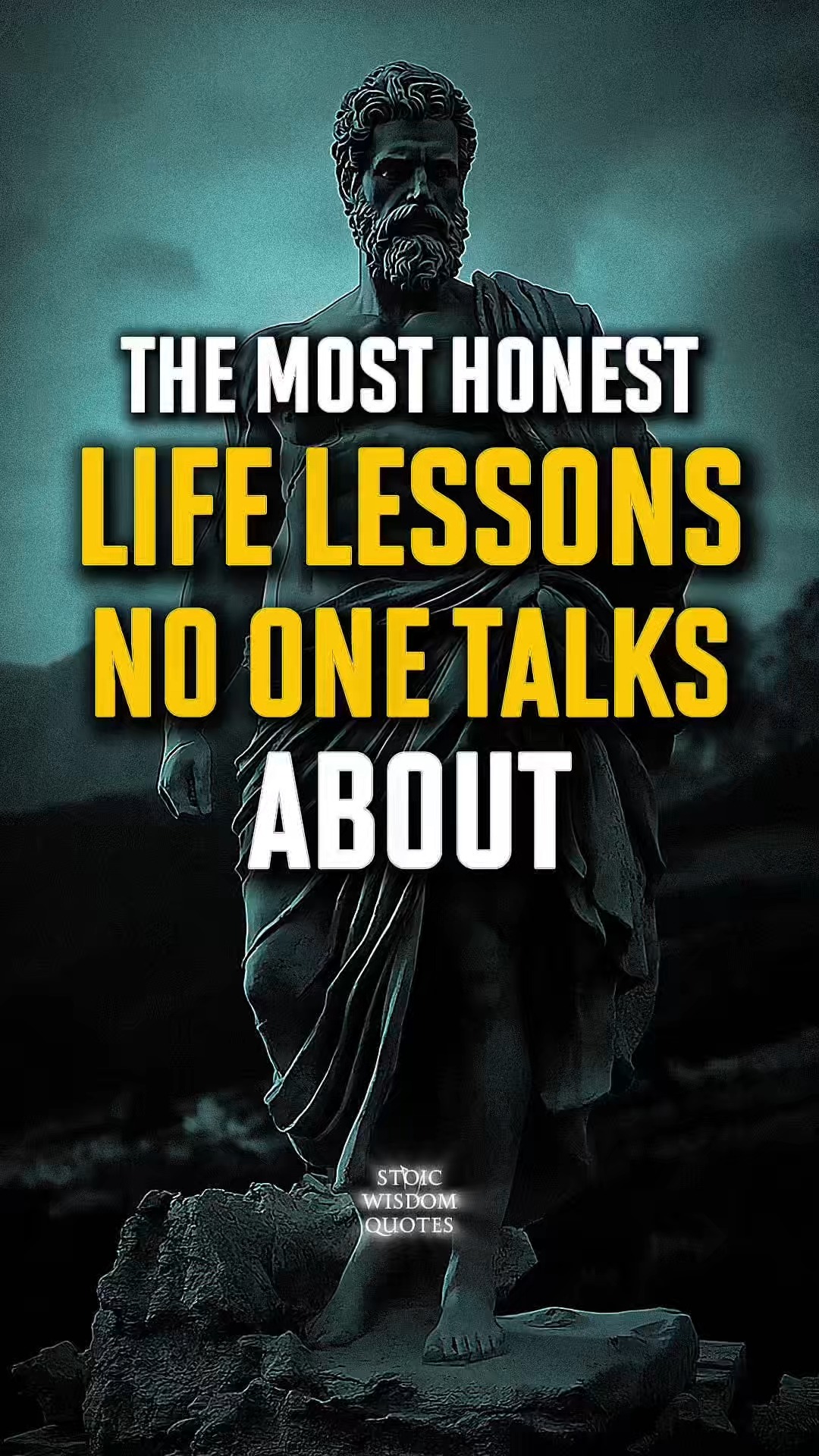 The Most Honest Life Lessons No One... - Stoic Wisdom Quotes | Facebook