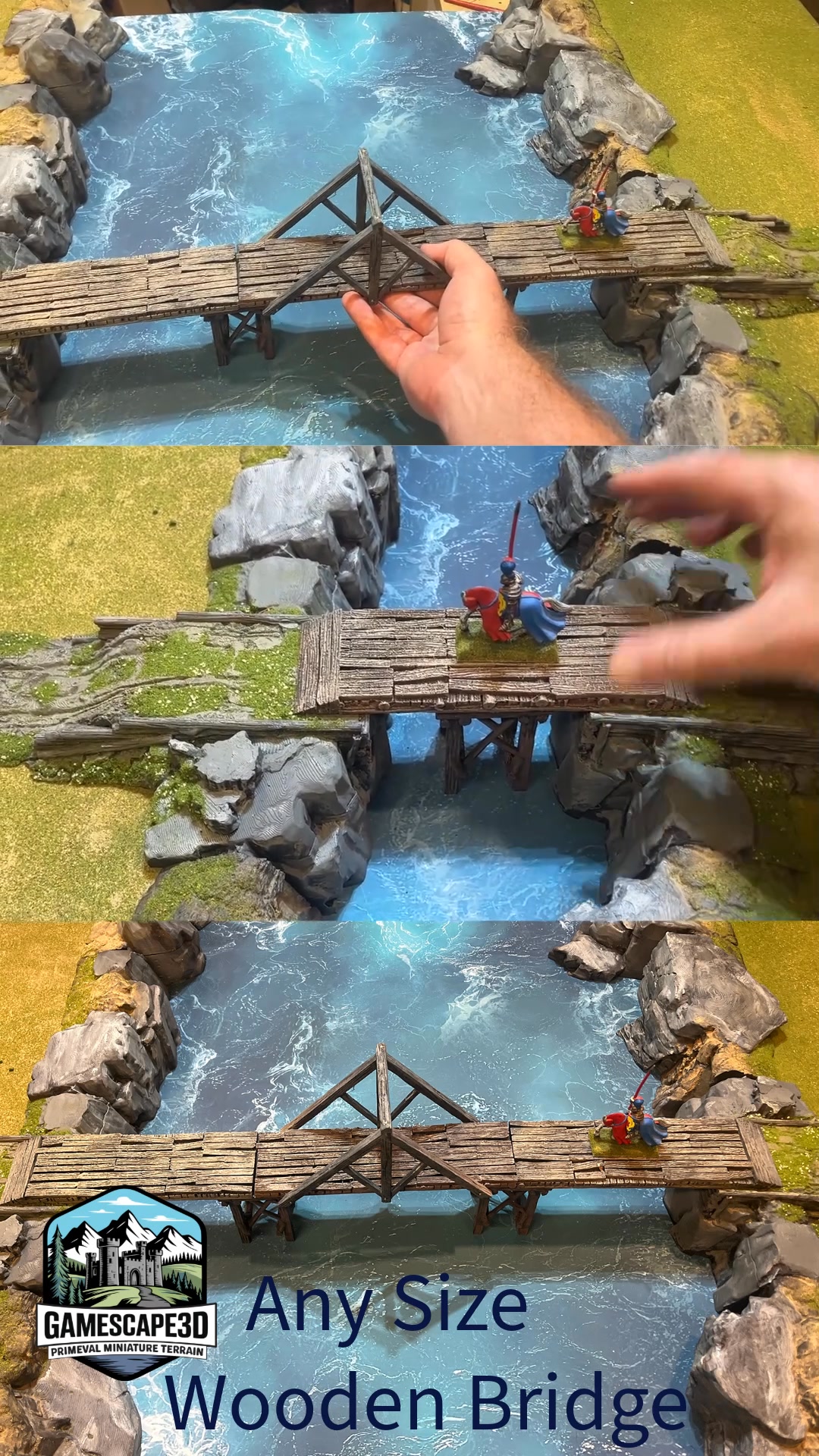 Out very soon on Patreon/Tribes.This is our adjustable wooden bridge ...