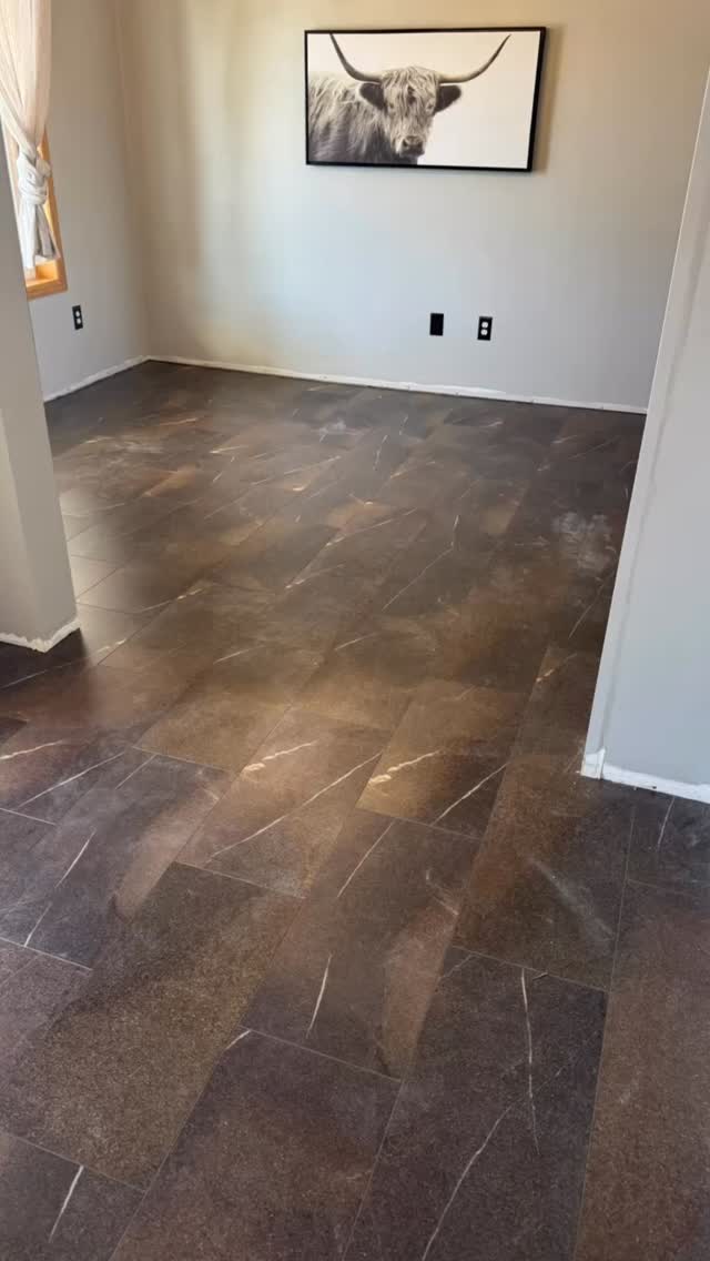 A couple jobs from last year, 1st few pictures are a Vinyl tile job and ...