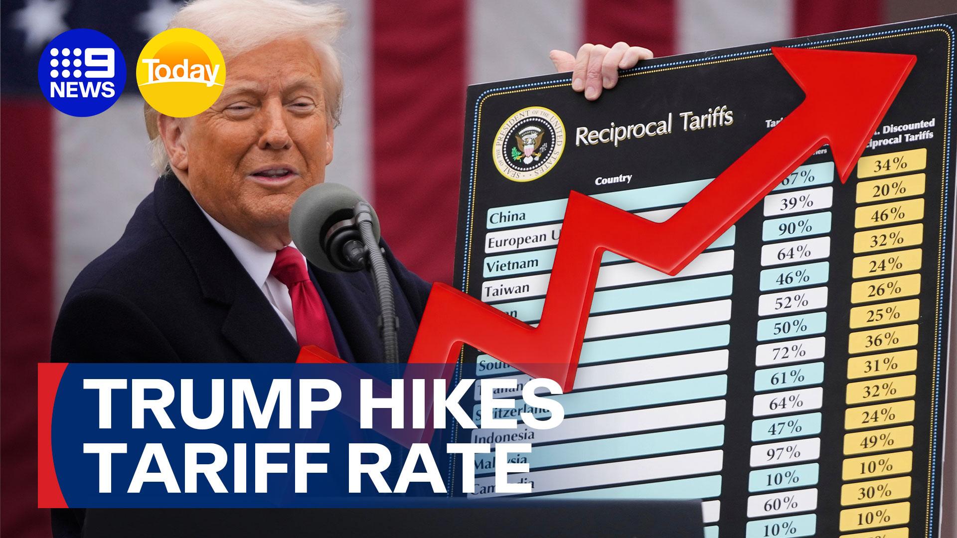 Donald Trump says he's raising his new global tariff to 15 per cent ...