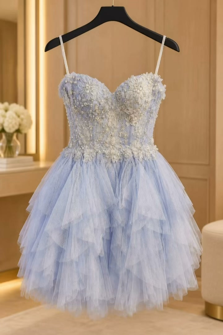 💙💙 THIS BLUE DRESS IS A BANGER! 💙💙, Seriously… the color. The fit. The WOW factor. 😍✨, If you’re still looking for the dress for HOCO, this one needs to be on your list! 💃💙, ✨ Gorgeous blue, ✨ 