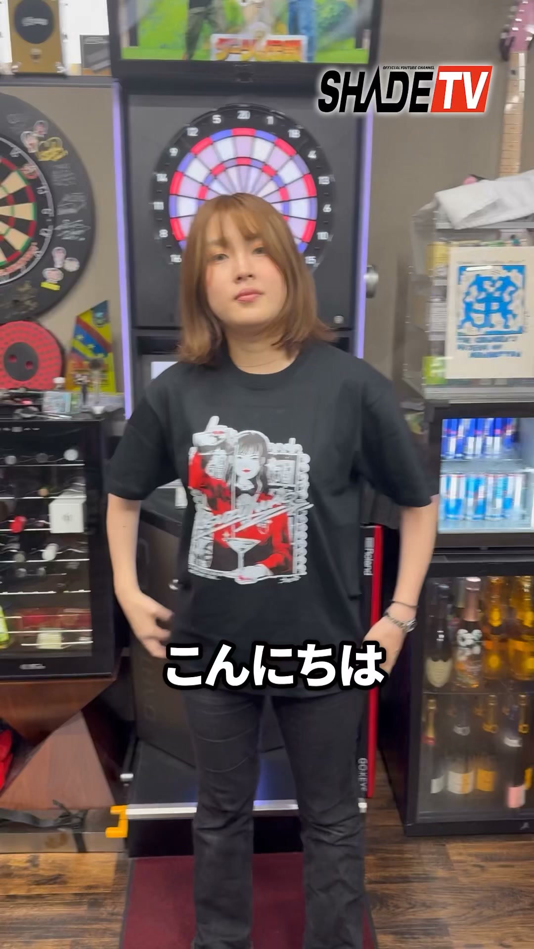 いわお小鈴選手t'シャツ紹介【日本ダーツ祭り2026】 | SHADE Clothing