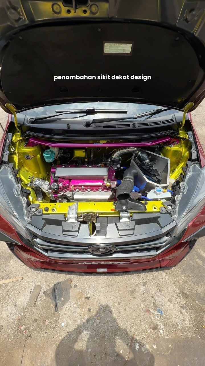 Buat Engine Bay Baru Myvi G3 | Mg3hub | Facebook