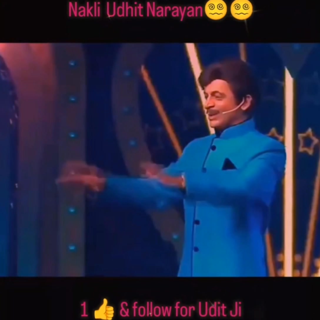 Nakli udhit narayan. #comedyreels #shortsreels #shortsfeed # ...