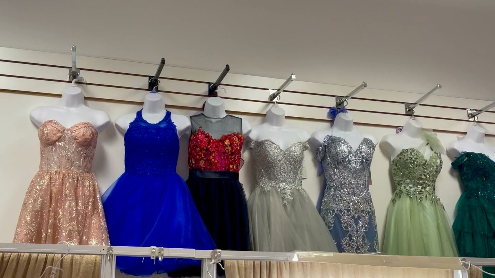 Newest styles for the 2026 #hoco season. We have a lot of #homecoming #dresses. #ShortDresses #dress #shortdress Party Cloz & Bridal, Open every day. , Address: 14587 Delaware Street #500, 