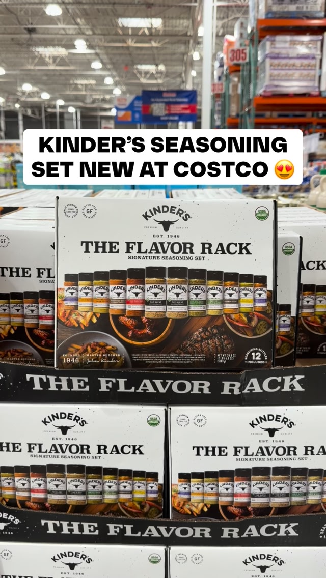 🧂 Kinder’s “Flavor Rack” Seasoning Set is at Costco! This 12-pack set ...