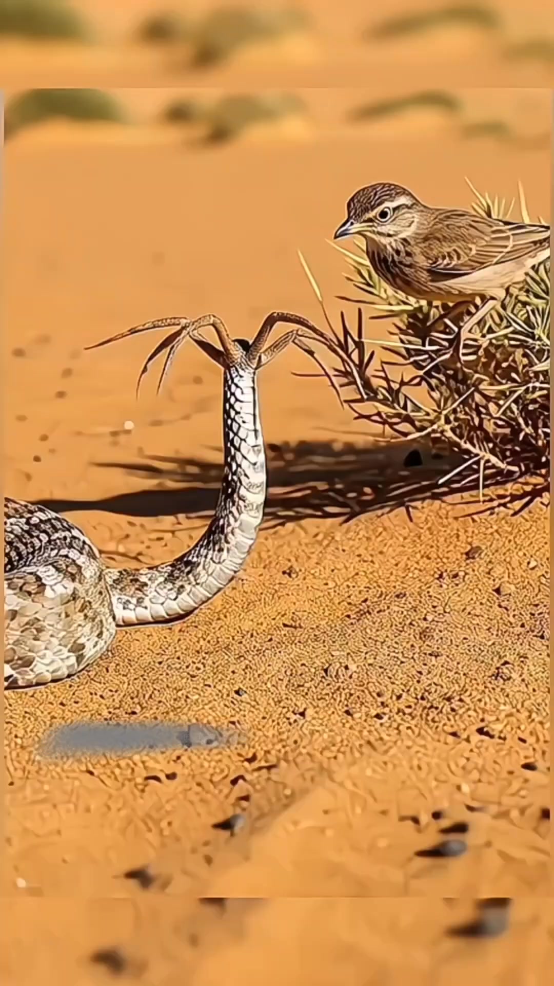 Have you ever wondered about a snake that hunts using deception #facts ...